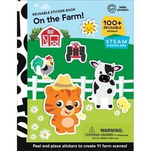 Baby Einstein: On the Farm! Reusable Sticker Book -- Pi Kids